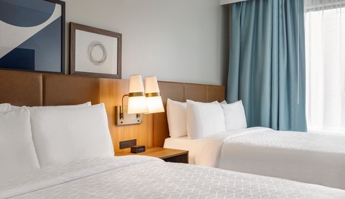 Studio Suite, 2 Queen Beds, Mobility Accessible, Kitchen (Roll-In Shower)