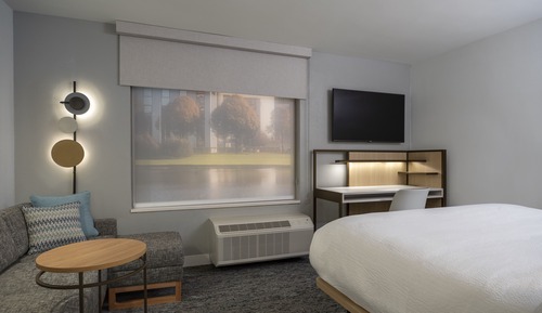 Studio, 1 King Bed with Sofa bed (Mobility/Hearing Accessible, Tub)