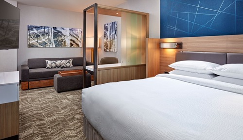 Suite, 1 King Bed (Mobility Accessible, Roll-In Shower)