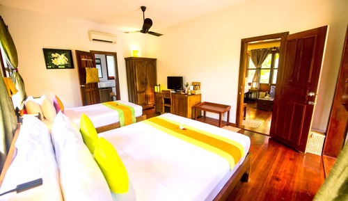 Deluxe Twin Room, 1 Bedroom, Balcony, Garden View