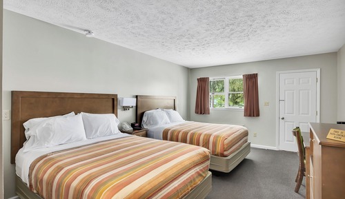 Standard Room, 2 Queen Beds, Balcony, Ground Floor