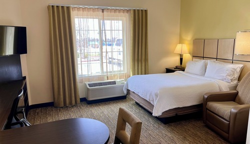 Studio Suite, 1 Queen Bed, Mobility Accessible (Mobility, Roll-In Shower)