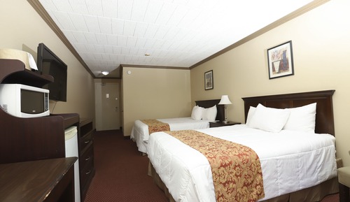 Double Room, 2 Double Beds, Non Smoking, Balcony (Upper floor)