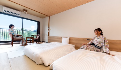 Japanese Style Room with Low Beds, Non Smoking
