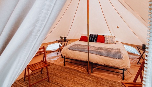 King Tent With Shared Bathroom