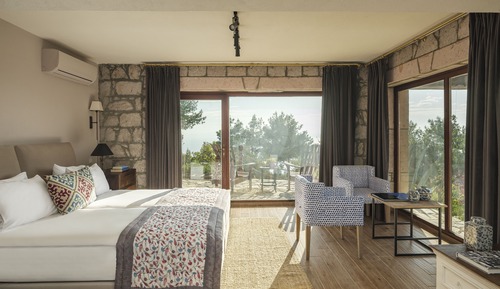 Deluxe Room with Terrace & Sea View