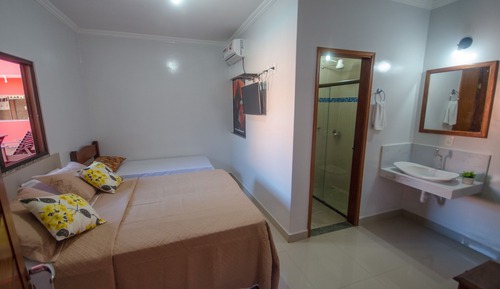 Comfort Quadruple Room, 2 Double Beds, Courtyard View