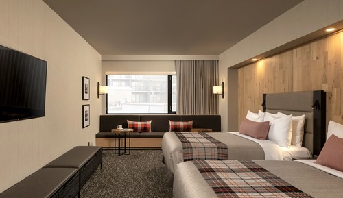 Junior Studio, 2 Queen beds, Street View