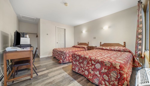 Standard Room, 2 Double Beds, Refrigerator & Microwave