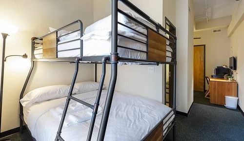 Deluxe Studio, Bunk Bed (6th Floor - Elevator stops on 5th then stairs up)