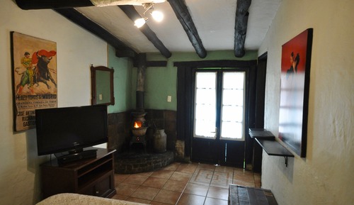Double Room, 1 Double Bed, Fireplace, Garden View (Desvan)