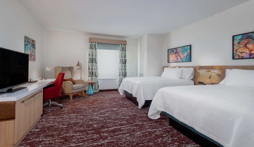 Room, 2 Queen Beds, Accessible, Bathtub (Hearing)