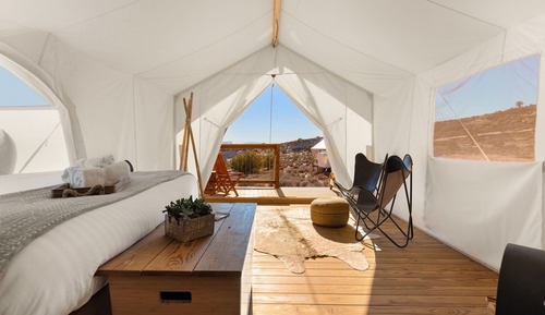 Stargazer Tent, Private Bathroom