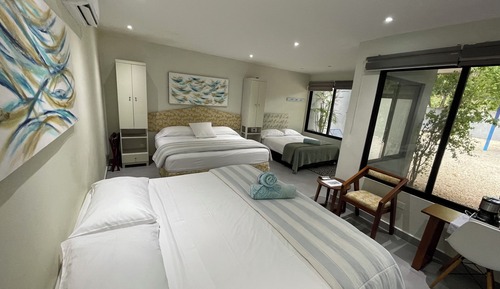 Family Quadruple Room, 1 Bedroom, Accessible, Garden View
