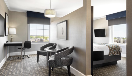 Suite, 1 King Bed (Living Area)