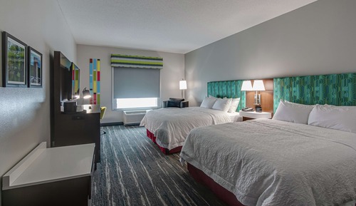 Room, 2 Queen Beds, Refrigerator & Microwave