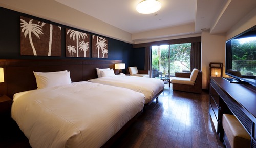 Garden View Twin Room, Non Smoking (Ocean's Wing building)