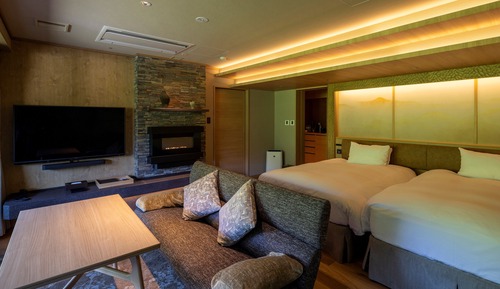 Premium Suite, Onsen Open Air Bath(West BLD)-Set Breakfast+KAISEKI Dinner at Restaurant, Non Smoking
