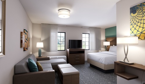 Studio Suite, 1 King Bed, Accessible, Kitchen (Mobility, Accessible Tub)