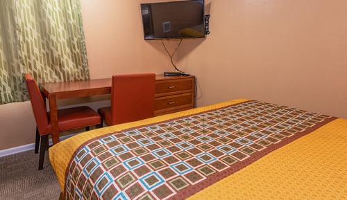 Economy Single Room, 1 Queen Bed, Refrigerator & Microwave