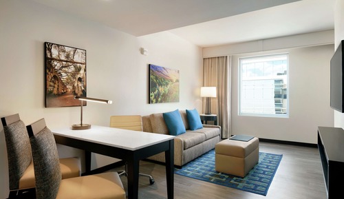 Suite, 1 King Bed, Accessible (Mobility & Hearing, Roll-in Shower)