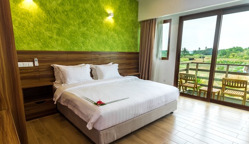 Deluxe Double or Twin Room, 1 King Bed, Garden View