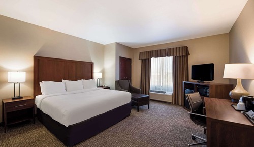 Suite, 1 King Bed with Sofa bed, Accessible, Non Smoking (Roll In Shower)