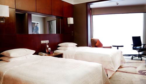 Club Deluxe Room, 2 Double Beds, Club lounge access