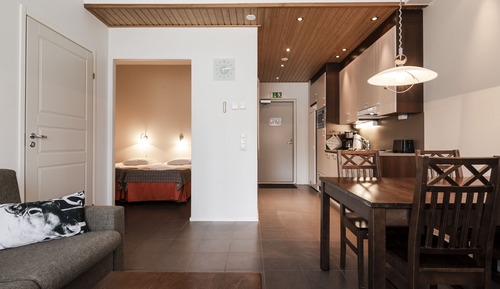Holiday Apartment, 1 bedroom, 38 m2, kitchen, sauna