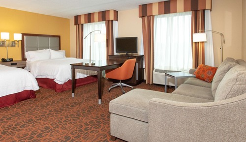 Studio, 2 Queen Beds, Accessible, Non Smoking (Mobility/Hearing accessible w/ tub)