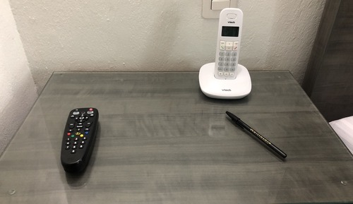 Business Suite with living area and street view