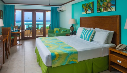 Deluxe Studio, 1 King Bed with Sofa bed, Sea View