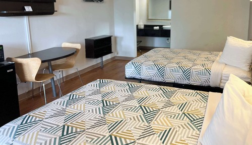 Deluxe Room, 2 Double Beds, Non Smoking, Refrigerator & Microwave