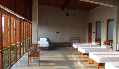 Elite Quadruple Room, Multiple Beds, Courtyard View