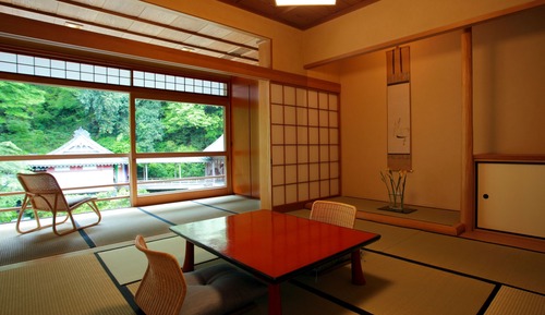 Standard Tatami Room, Pond View “OUT-BATH”
