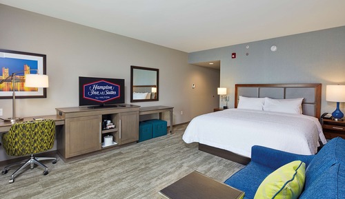 Room, 1 King Bed with Sofa bed, Refrigerator