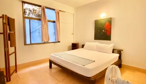 Basic Double Room, Shared Bathroom (Fan)