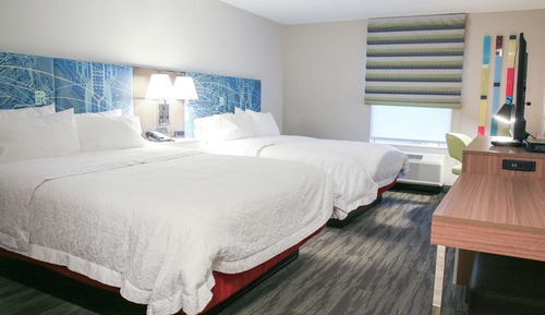 Room, 2 Queen Beds, Refrigerator & Microwave