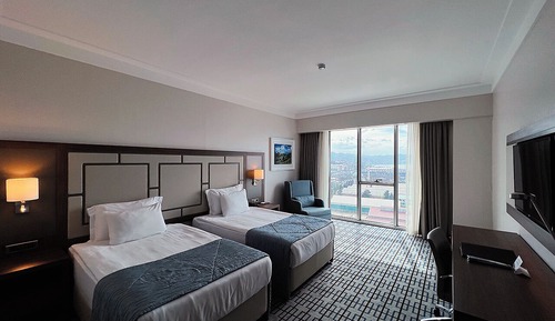 Room, 2 Twin Beds, City View