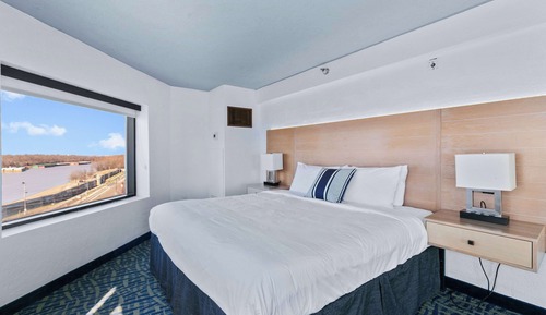 Room, 1 King Bed with Sofa bed, Non Smoking, River View