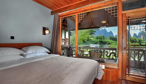 Family Double Room, Multiple Beds, Balcony, River View