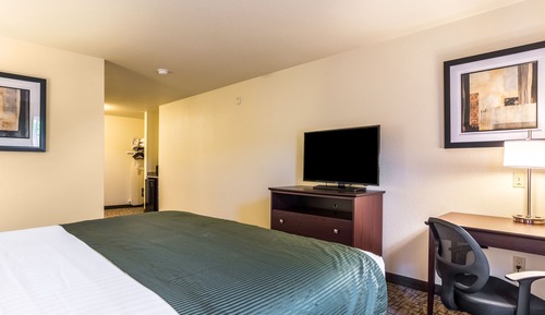 Studio, One King Bed with Sofa Bed, Accessible Benched Tub, Non Smoking 