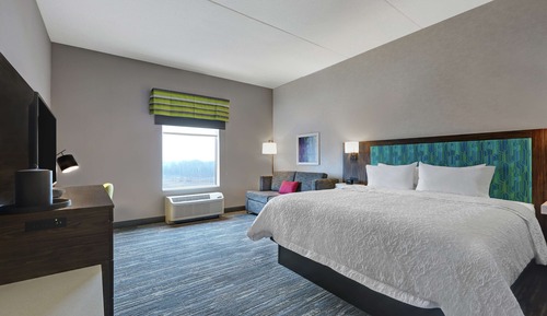 Room, 1 King Bed, Refrigerator & Microwave