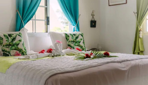Room, 1 King Bed, Shared Bathroom, Lagoon View (Chambre Moana)