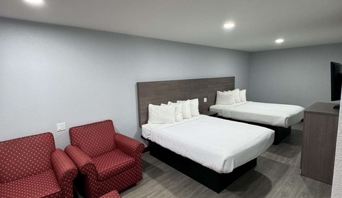 Standard Room, 2 Queen Beds, Non Smoking, Refrigerator & Microwave