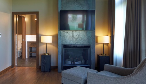 Panoramic Studio Suite, 1 King Bed, Patio, Lake View