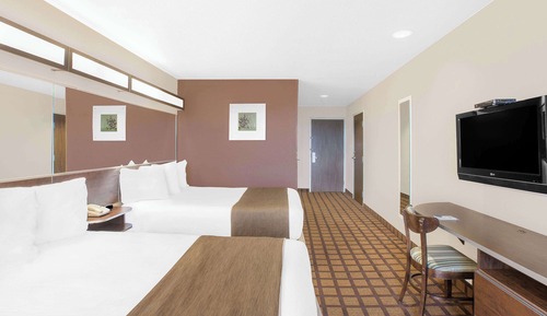 Room, 2 Queen Beds, Non Smoking, Refrigerator & Microwave