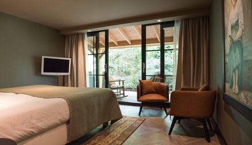 Comfort Twin room with shower and Terrace (Poolside)