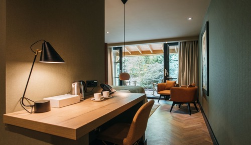 Comfort Twin room with shower and terrace (Courtyard area)
