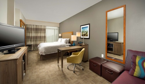Room, 1 King Bed, Non Smoking, Refrigerator & Microwave